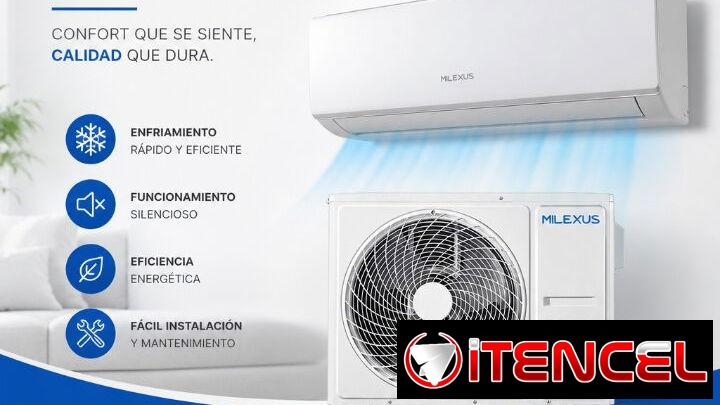 Split Milexus 1t 12.000 BTU. Factura + Garantía