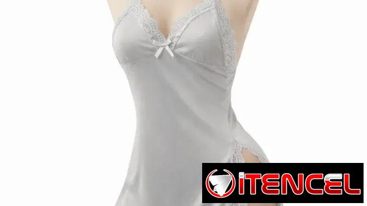 Vestidos de encaje estilo pijama