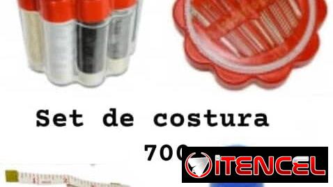 Set de costura con agujas de coser a mano, hilos, cm y dedal en centro Habana cerca del capitolio