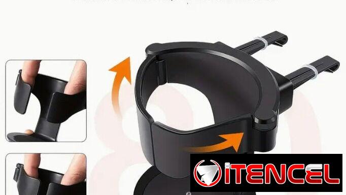 Soporte magnético para celular en y porta vaso para bebidas
