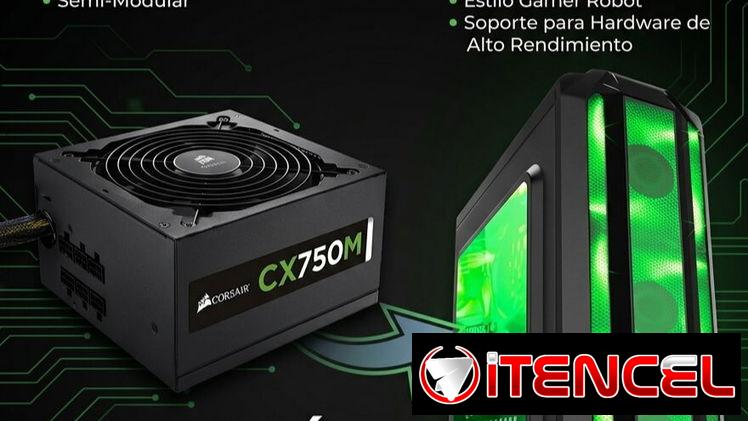 Chasis Eagle Warriors y fuente Corsair modular