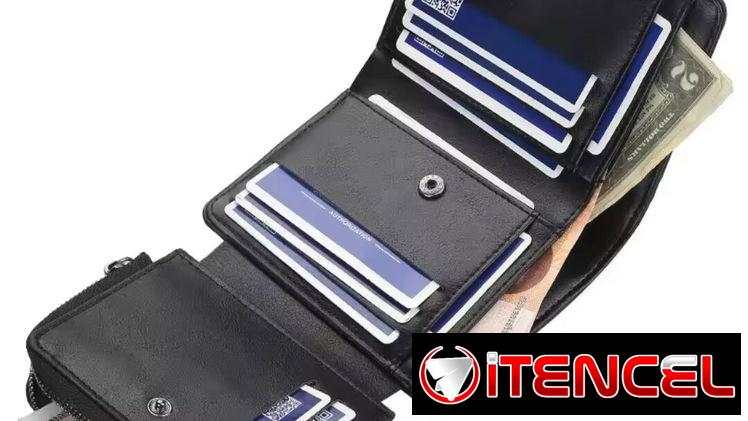 Regala (te) billetera de cuero Elegante y duradera.