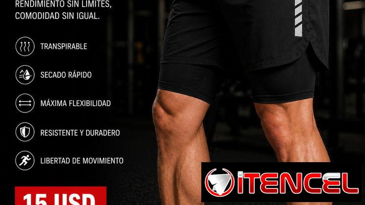 Short con licra para hombre. Todas las tallas disponibles.