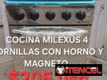 Cocina/estufa Milexus 20” con horno de gas y mas (factura mensajería garantía) 53220916