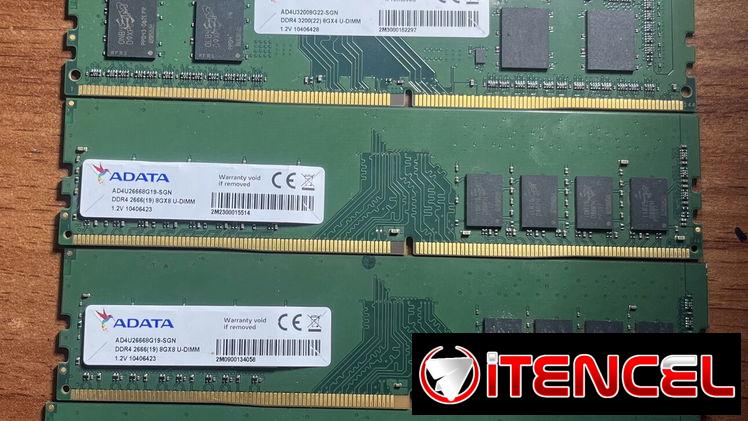 Ddr4 8gb 2666mhz y 3200 mhz
