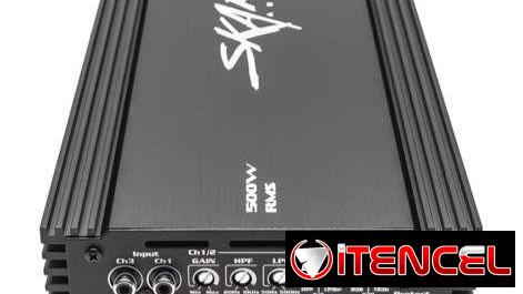 Amplificador Skar audio de 500W full range clase A/B nuevo sellado en caja