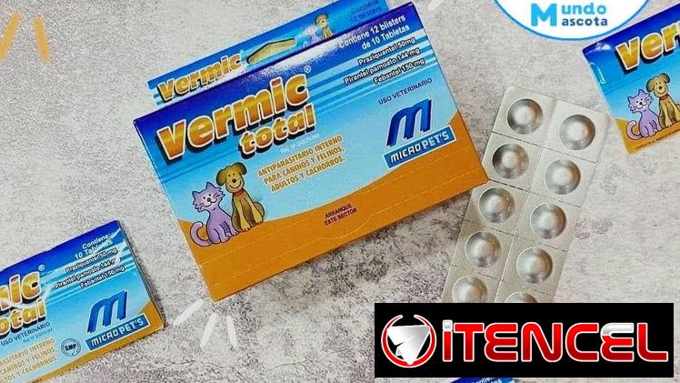 Vermic Total antiparasitario interno para perros y gatos