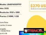 Smart TV 40 pulgadas Samsung