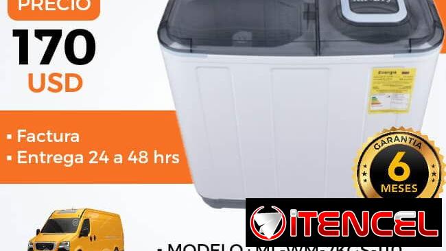 Lavadora Semiautomática Milexus de 7 kg