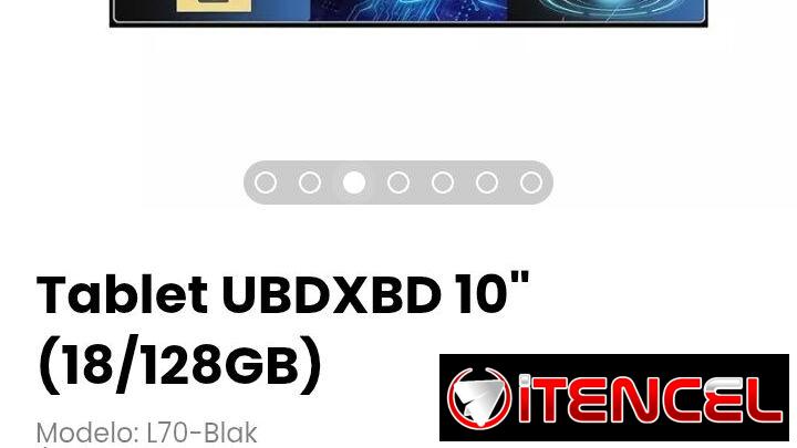 Tablet UBDXBD 10″ (18/128GB) Modelo: L70-Blak
