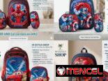 Mochilas, juegos con merenderos y demás de 9, 15 y 20 usd