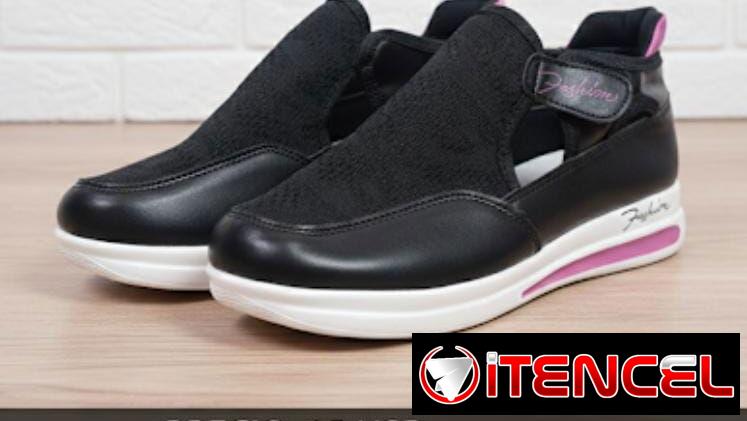 Tenis 2 modelos y sandalias rojas