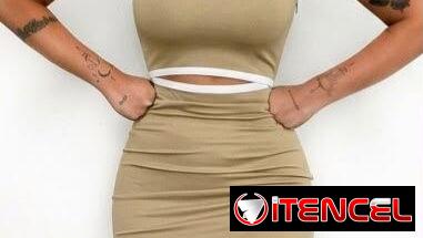 *Vestidos combinados