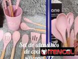 🍳 Vendo Set de Utensilios de Cocina – Juego completo de 5/8/10 piezas – Acero inoxidable, silicona y madera 🥄
