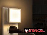 Lampara Luz nocturna, luces nocturnas enchufables a la pared,sensor de atardecer a amanecer, luz nocturna