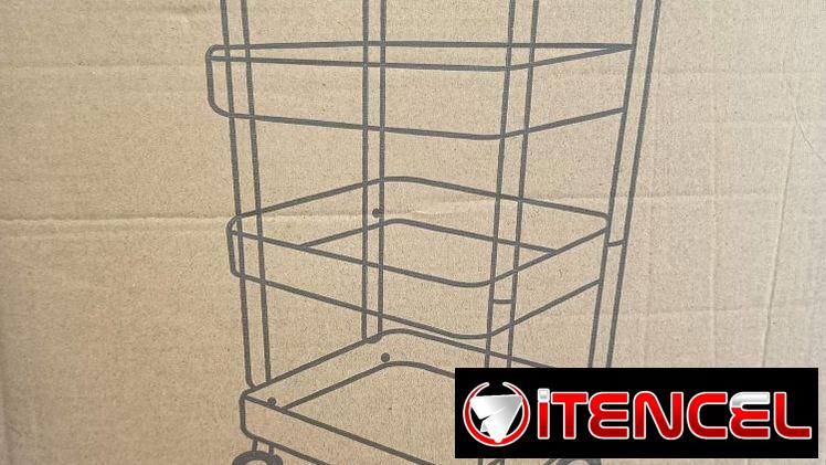 🛒 Carrito Organizador Metálico de 4 Niveles 💰 35 USD