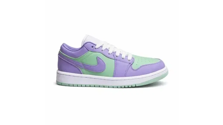TENIS NIKE AIR JORDAN VIOLETA Y VERDE MENTA