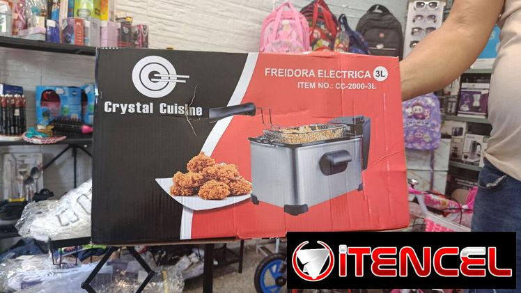 Freidora electrica de aceite para 3 litros