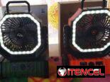 Ventiladores recargables solares f6