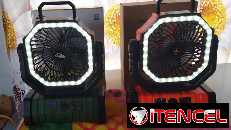Ventiladores recargables solares f6