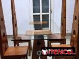 Se vende mesa de madera hecha por el artista de la plástica Nelson Dominguez con el Certificado de Autenticidad.