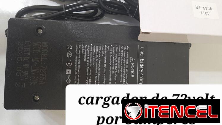 Cargadores de litio de 72volt