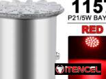 BOMBILLO 1157 DE 2 CONTACTOS LED ROJO