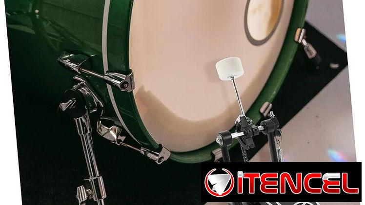 Kit de tambor de pedal de tambor, kit de tambor de repuesto de pedal, accesorio de tambor de pedal único, accesor