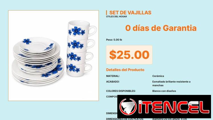 Vajilla de Cerámica con Platos Hondos de Altura de 4 cm de Medida VPT#-0465