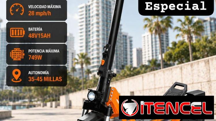 Bicimoto eléctrica tipo patineta