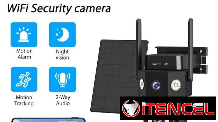 Cámara vigilancia continua 24/7. Wifi. Solar. Recargable