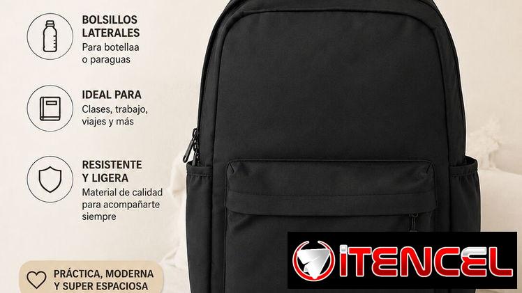 Mochilas negras nuevas