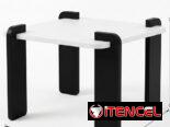 Mesa de centro 50×50 de MDF HIDROFUGO ESMALTADO estilo moderno