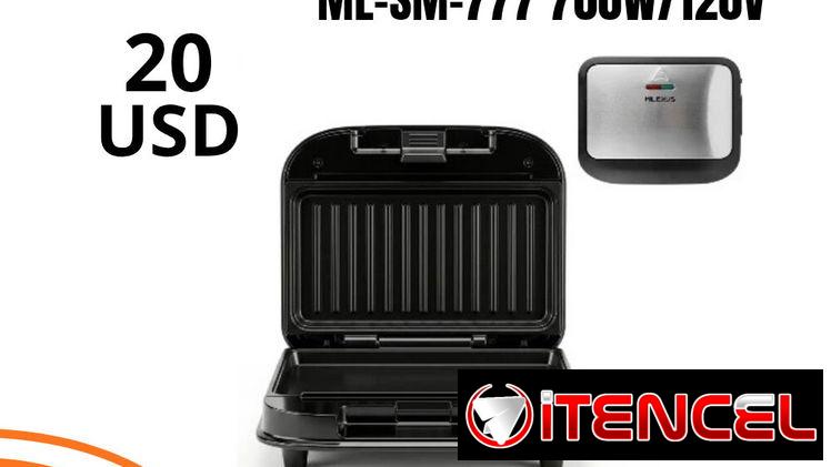 Tostadora/Sandwichera MILEXUS ML-SM-777 700W/120V