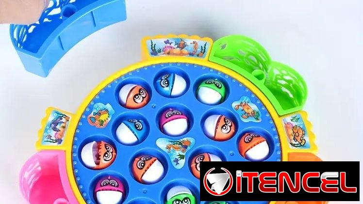 Juego de pesca eléctrico con música giratoria para niños y niñas | Juguetes y Coleccionables… | videojuegoshabana.com