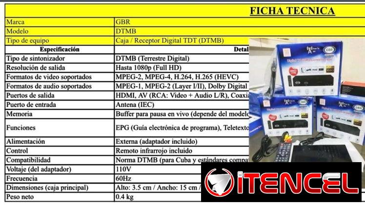 CAJITA HD CON ANTENA