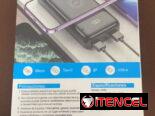 Power Bank Moreka 20mil mAh Cargador inalámbrico por inducción  4 puertos diferentes de carga Precio:$40