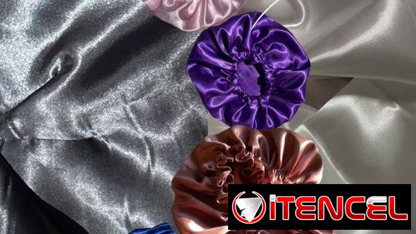 Gorros de satin por encargo y felpas scrunchies