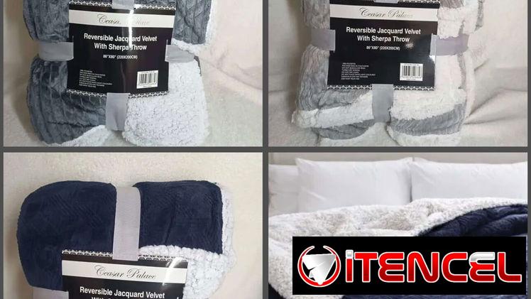 Colcha reversible Sherpa Ceasar Palace