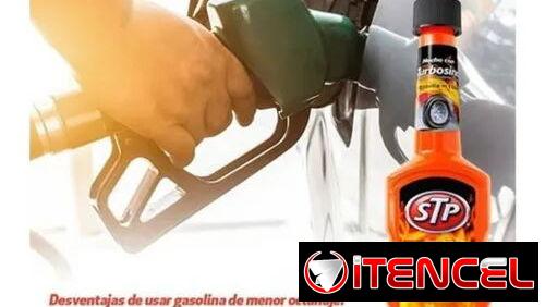 Aumento de Octanaje para la Gasolina , STP (Trata 56L)  , Pomo sellado