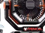 VENTILADOR RECARGABLE,  BATERIA DE 20,000, 4 LUCES LED,4 VELOCIDADES, WSAPP +1 (7862384808)