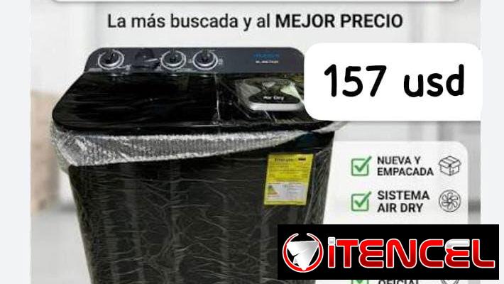 Lavadora semiautomática de 7kg milexus