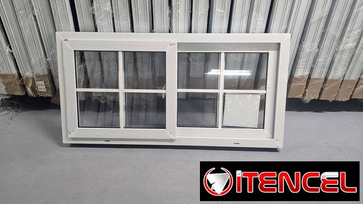 ✅Ventanas de PVC 1.20 ( ancho ) x 60 ( alto ). Cristal de 4mm de grosor. Malla anti insectos ⚠️