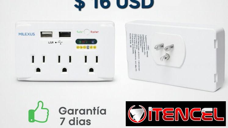 PROTECTOR DE VOLTAJE MULTIPUERTO 120V-15A