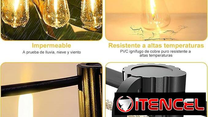 GUIRNALDAS LED – DECORA TU ESPACIO 🔥