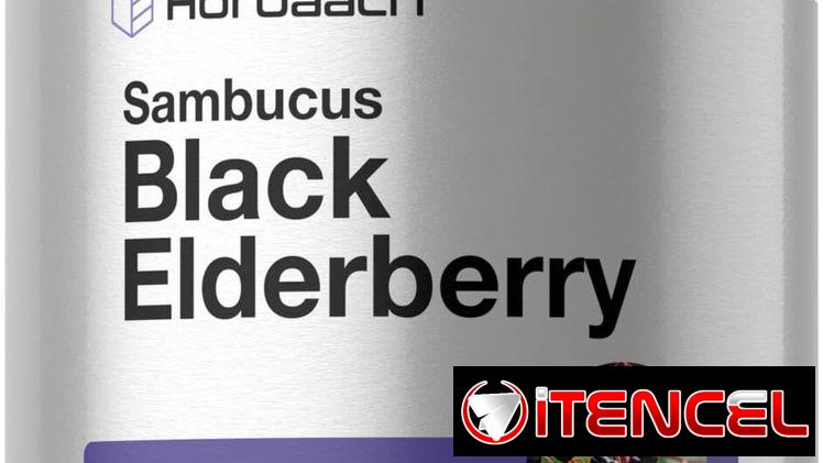 Black elderberry, cápsulas de raíz de sauco 180 cápsulas