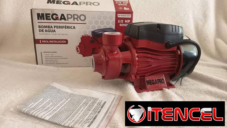 💧 Bomba Periférica de Agua MEGAPRO 1/2 HP