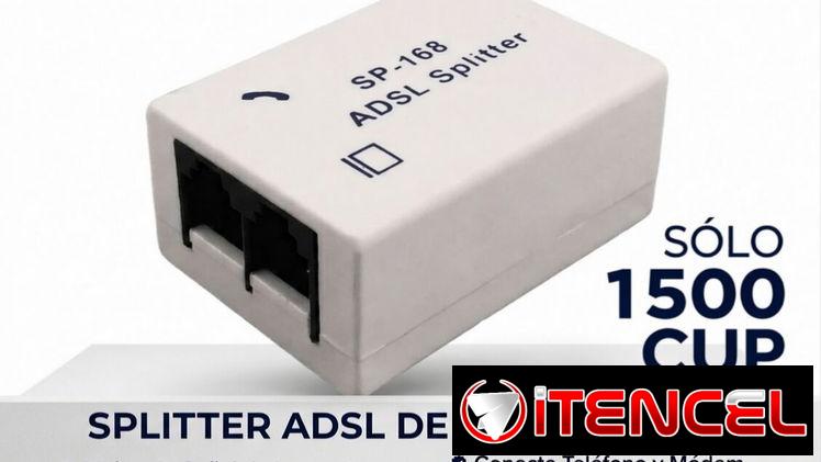 Splitter ADSL para Nauta Hogar, Cordones de Línea Para Telefono fijo