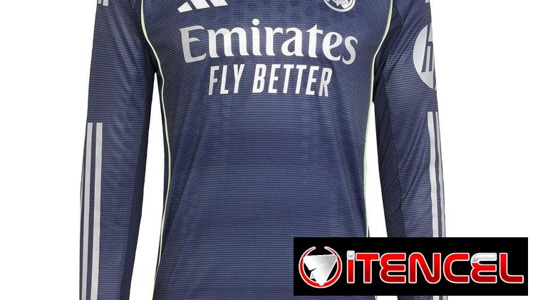 Enguatada/ Pullover/ Camiseta mangas largas. Color Azul Bellingham talla L Club Real Madrid