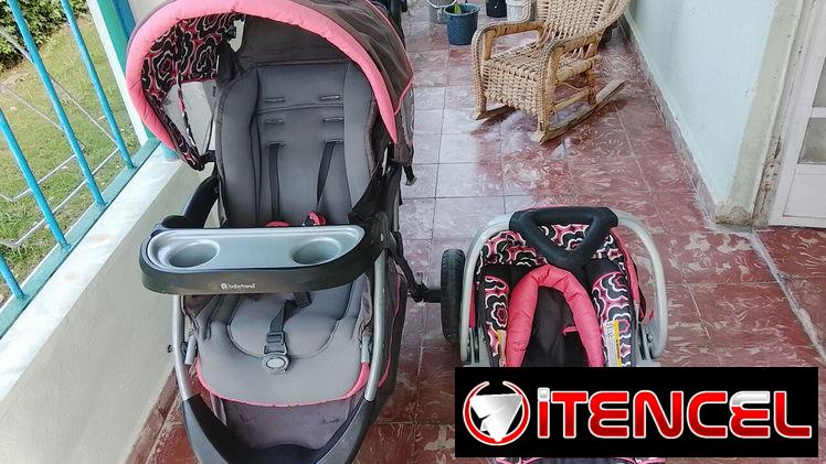 Coche para bb con su mesedora o asiento para auto